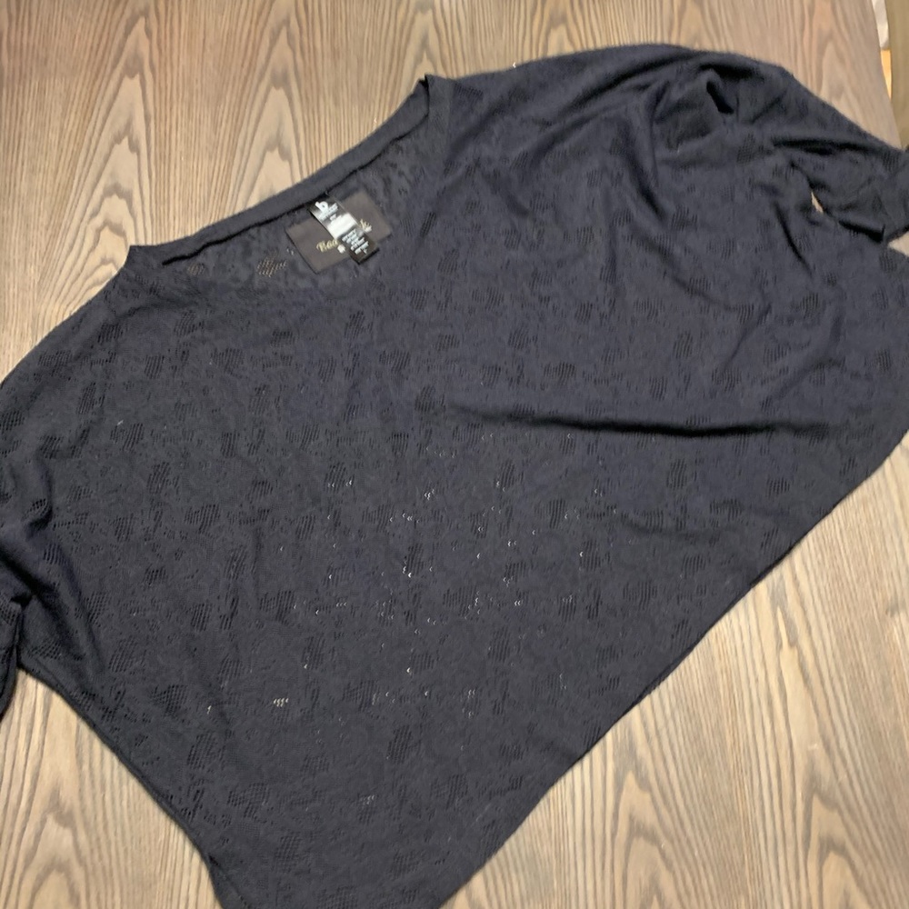 Body rock Flowey lease drapey crop top/sweatshirt